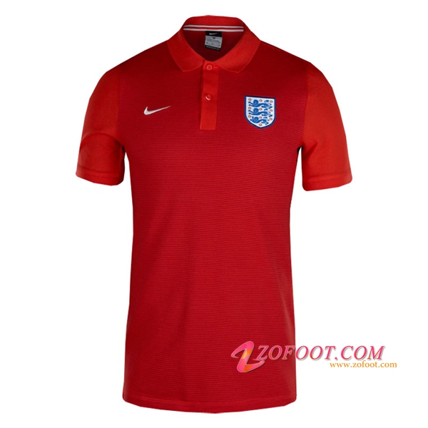Polo Foot Angleterre Rouge 2018/2019