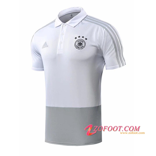 Polo Foot Allemagne Blanc 2018/2019