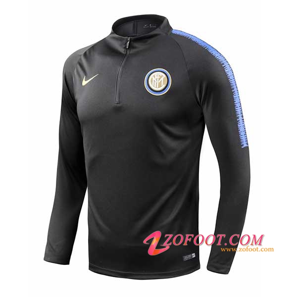 Sweatshirt Training Inter Milan Noir/Bleu 2018/2019