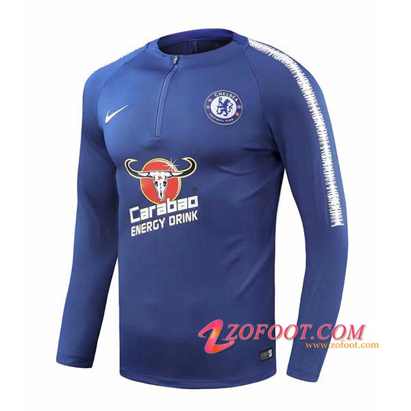 Sweatshirt Training FC Chelsea Bleu 2018/2019