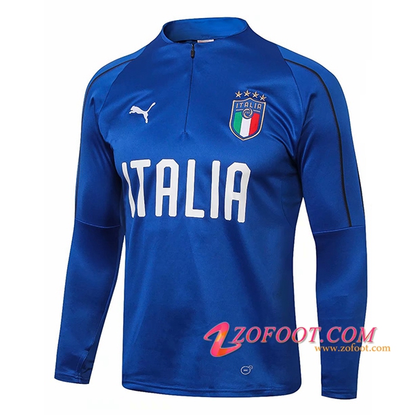 Sweatshirt Training Italie Bleu 2018/2019