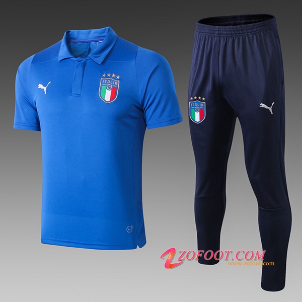 Ensemble Polo Italie + Pantalon Bleu 2019/2020