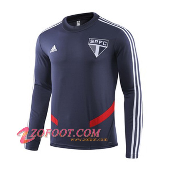 Sweatshirt Training Sao Paulo FC Cyan Fonce 2019/2020