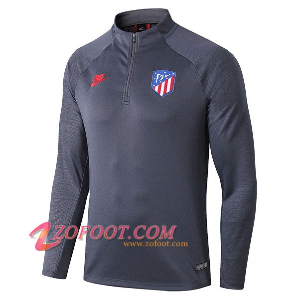 Sweatshirt Training Atletico Madrid Gris Fonce 2019/2020
