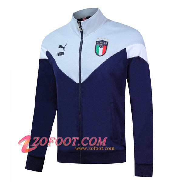 Veste Foot Italie Bleu Saphir -1 2019/2020