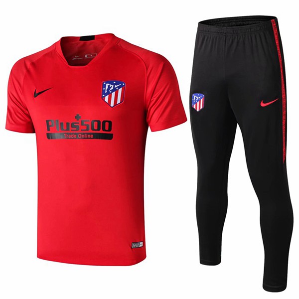 Ensemble Training T-Shirts Atletico Madrid + Pantalon Rouge 2019/2020