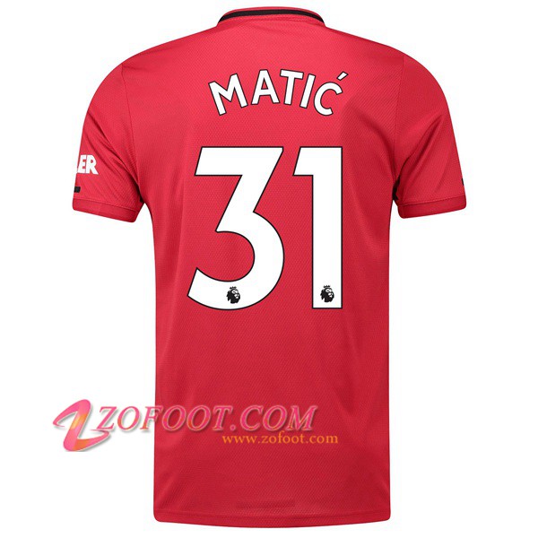 Maillot de Foot Manchester United (MATIC 31) Domicile 2019/2020