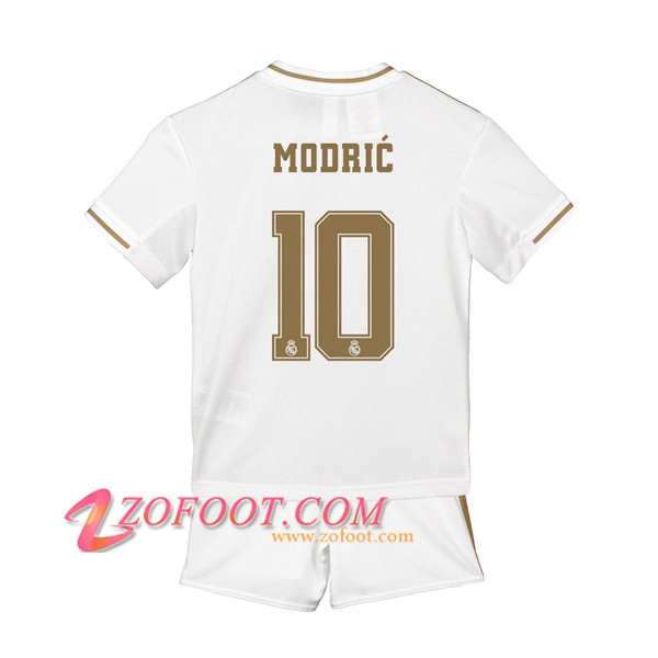Ensemble Maillot + Short Real Madrid (MODRIC 10) Enfant Domicile 2019/2020