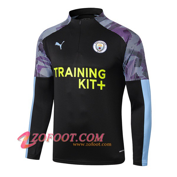 Sweatshirt Training Manchester City Bleu/Noir 2019/2020