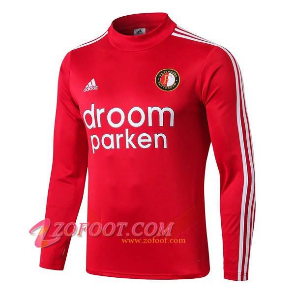 Sweatshirt Training Feyenoord Rotterdam Rouge 2019/2020