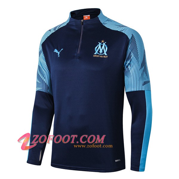 Sweatshirt Training Marseille OM Bleu Fonce 2019/2020