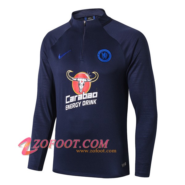 Sweatshirt Training FC Chelsea Bleu Fonce 2019/2020