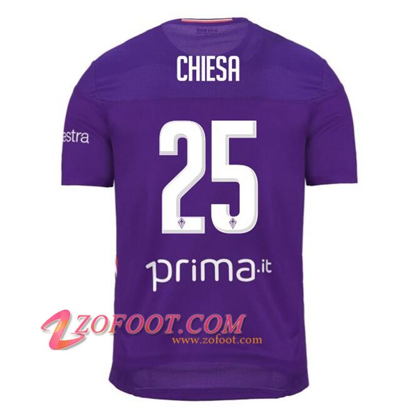 Maillot Foot ACF Fiorentina (CHIESA 25) Domicile 2019/2020