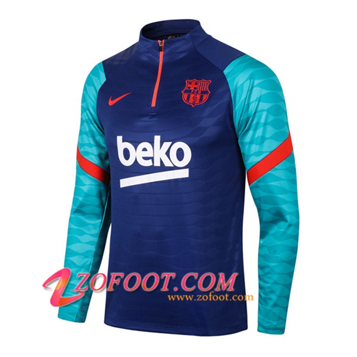 Sweatshirt Training FC Barcelone Bleu Marin 2020/2021