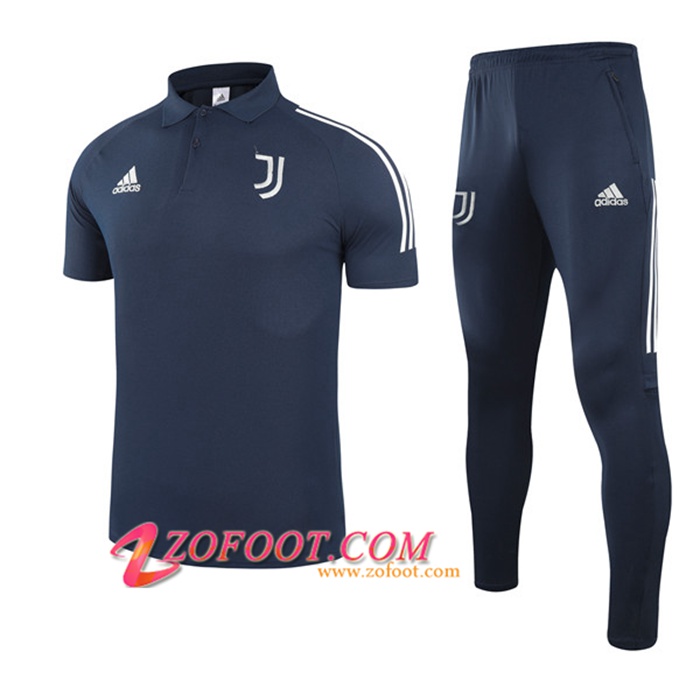Ensemble Polo Juventus + Pantalon Bleu Marin 2021/2022