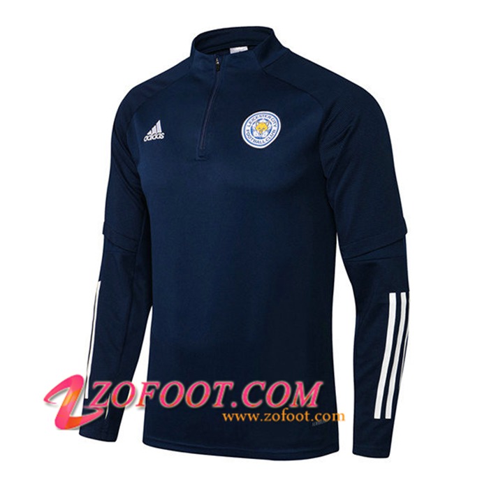 Sweatshirt Training Leicester City Bleu Marin 2021/2022