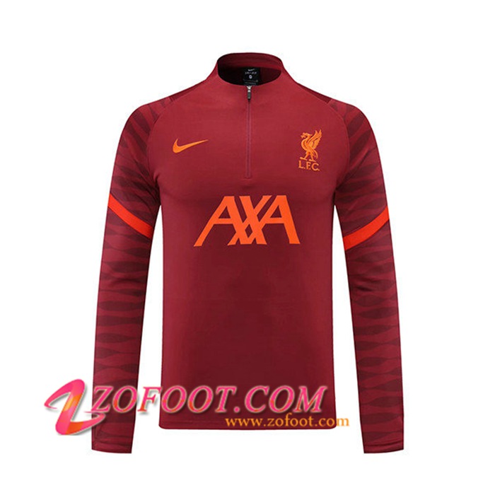 Sweatshirt Training FC Liverpool Rouge 2021/2022