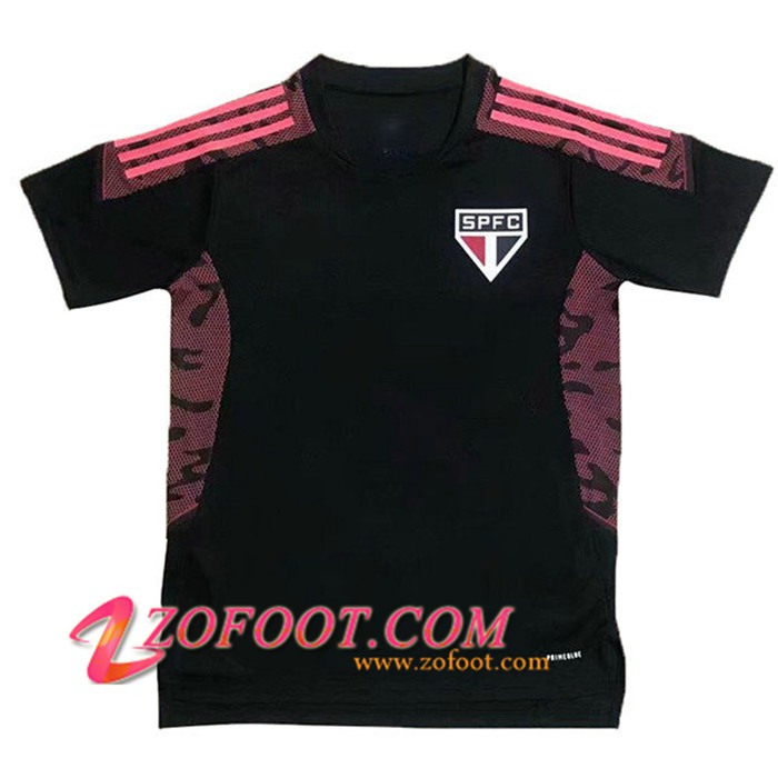 Training T-Shirts Sao Paulo FC Rouge/Bleu 2021/2022