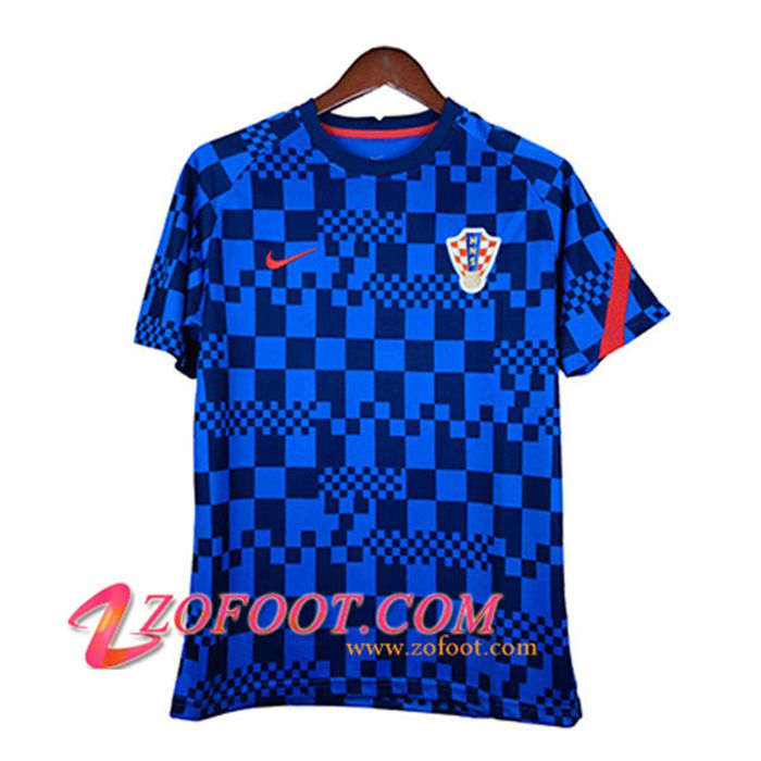 Training T-Shirts Croatie Bleu 2021/2022