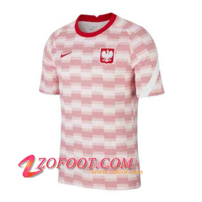 Training T-Shirts Pologne Rouge/Blanc 2021/2022