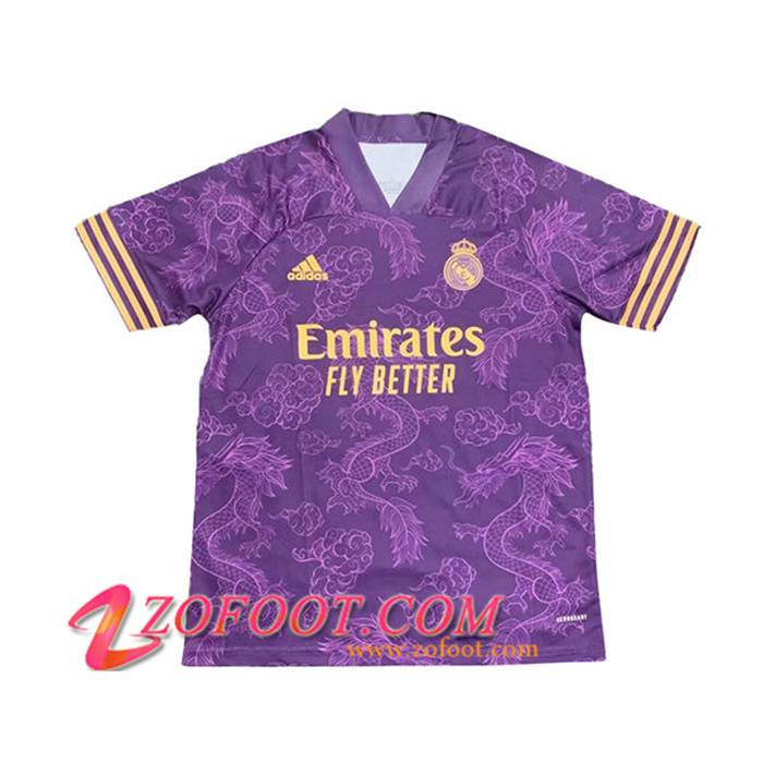 Maillot de Foot Real Madrid Concept Edition Pourpre 2021/2022