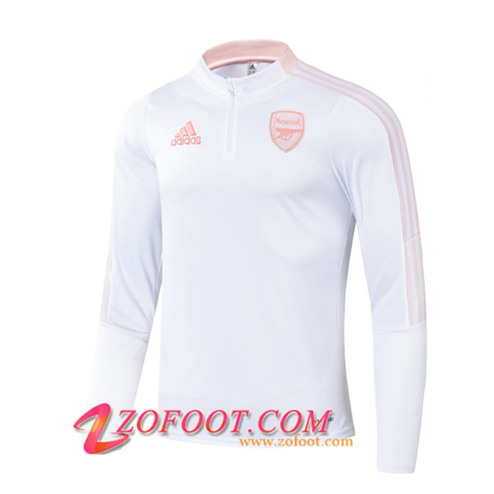 Sweatshirt Training Arsenal Blanc 2021/2022