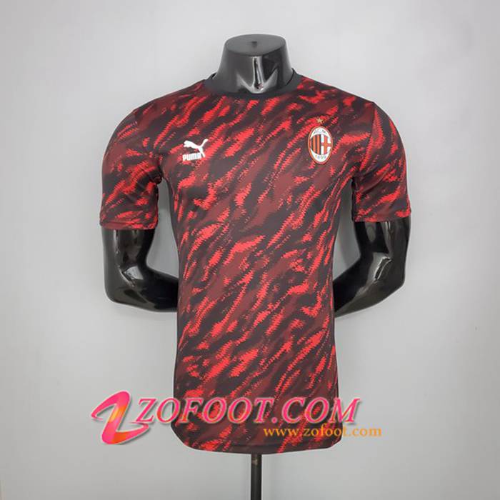 Training T-Shirts AC Milan Player Version Rouge/Bleu 2021/2022