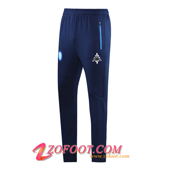 Training Pantalon Foot SSC Naples Noir/Bleu 2021/2022