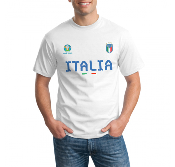 T-Shirts Italie UEFA Euro 2020 Champions Blanc - GXHTS01