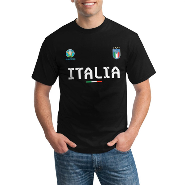 T-Shirts Italie UEFA Euro 2020 Champions Noir - GXHTS09