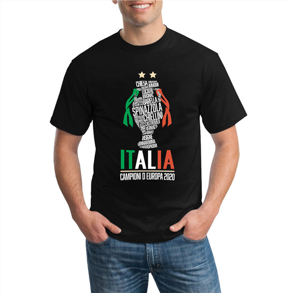 T-Shirts Italie UEFA Euro 2020 Champions Noir - GXHTS10