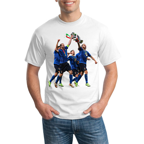 T-Shirts Italie UEFA Euro 2020 Champions Blanc - GXHTS18