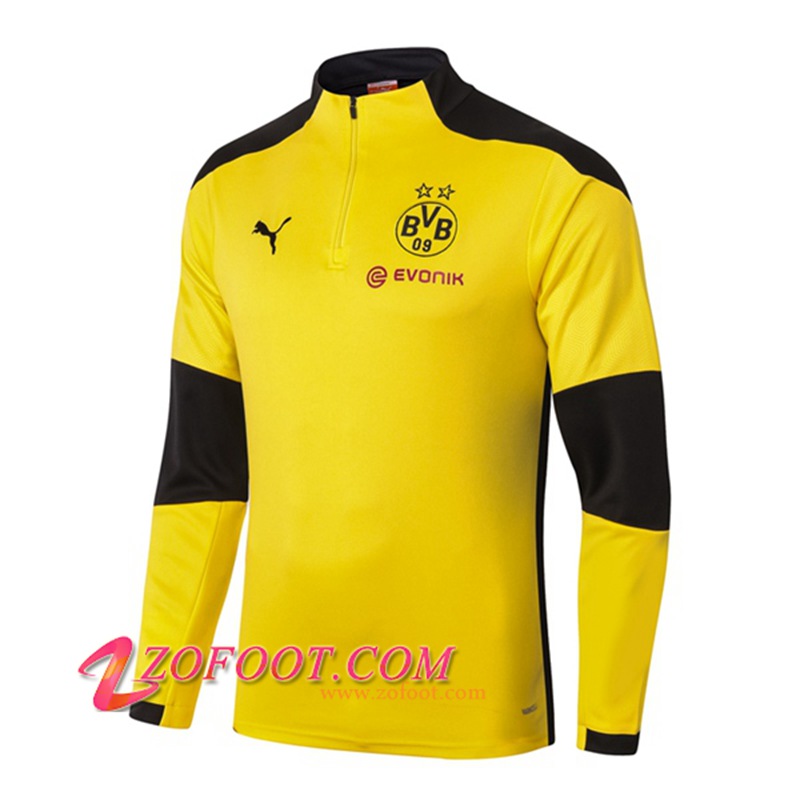 Sweatshirt Training Dortmund BVB Jaune 2020/2021