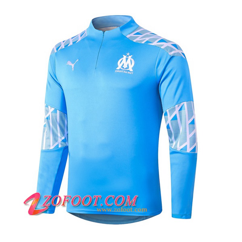 Sweatshirt Training Marseille OM Bleu 2020/2021