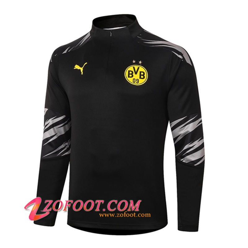 Sweatshirt Training Dortmund BVB Noir 2020/2021