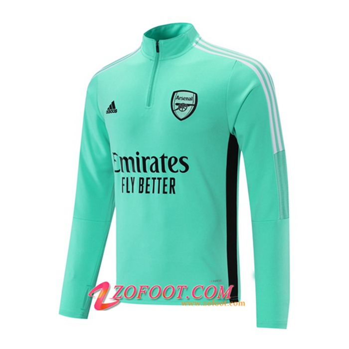 Sweatshirt Training FC Arsenal Vert/Noir 2021/2022