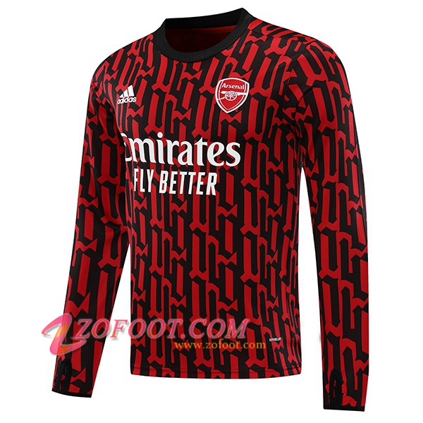 Sweatshirt Training Arsenal Rouge/Noir 2020/2021