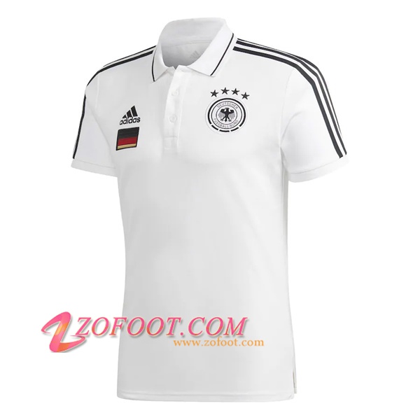 Polo Foot Allemagne Blanc 2020/2021