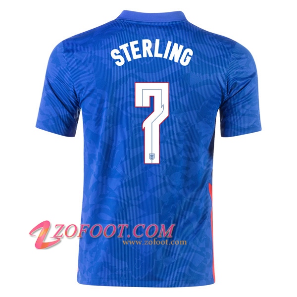 Maillot Equipe Angleterre (Sterling 7) Exterieur UEFA Euro 2020