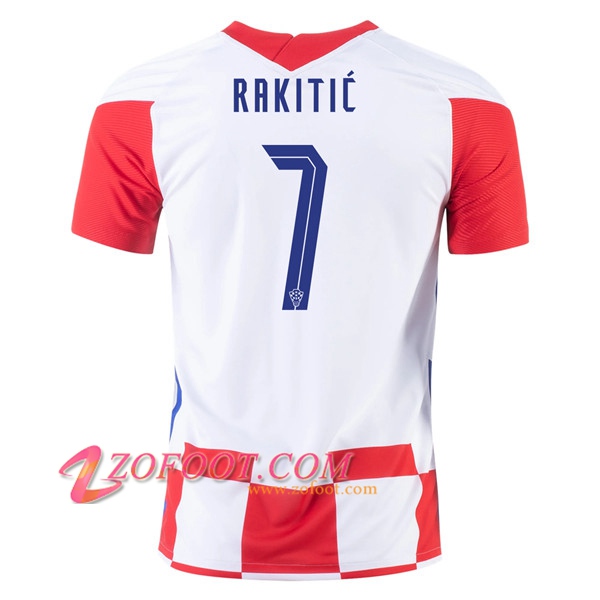 Maillot Equipe Croatie (RAKITIC 7) Domicile UEFA Euro 2020