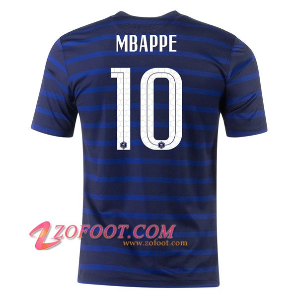 Maillot Equipe France (Mbappe 10) Domicile UEFA Euro 2020