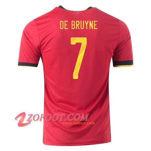 Maillot Equipe Foot Belgique (DE bruyne 7) Domicile 2020/2021