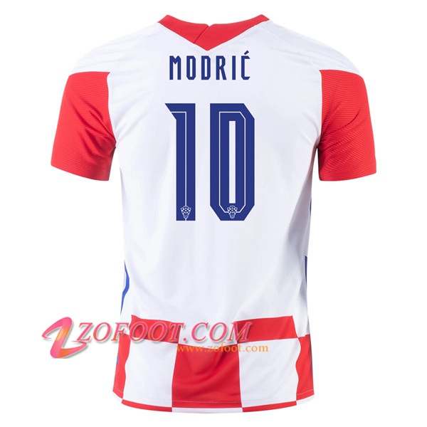 Maillot Equipe Foot Croatie (MODRIC 10) Domicile 2020/2021