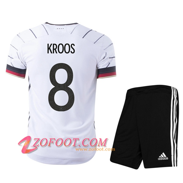 Maillot UEFA Euro 2020 Allemagne (Kroos 8) Enfant Domicile