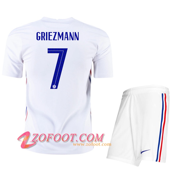 Maillot UEFA Euro 2020 France (Griezmann 7) Enfant Exterieur