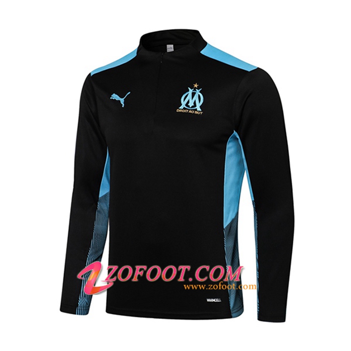 Sweatshirt Training Marseille OM Noir/Blue 2021/2022