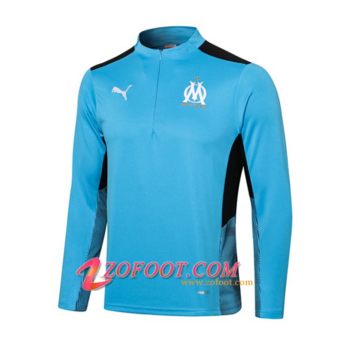 Sweatshirt Training Marseille OM Bleu/Noir 2021/2022