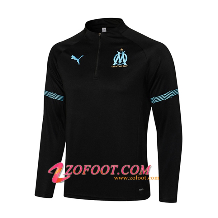 Sweatshirt Training Marseille OM Noir/Blue 2021/2022 -02