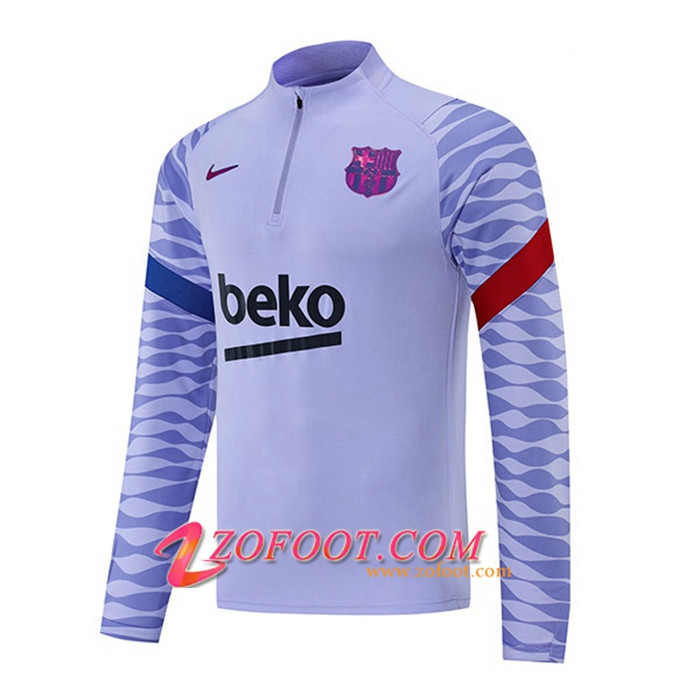 Sweatshirt Training FC Barcelone Pourpre 2021/2022
