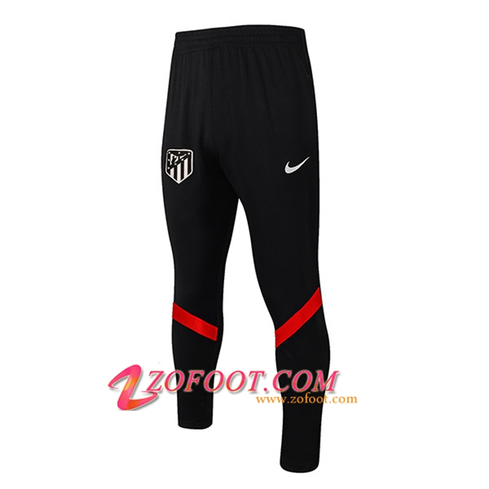 Training Pantalon Foot Altetico Madrid Noir/Rouge 2021/2022